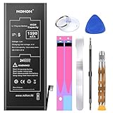 1590mAh Battery Replacement Compatible for iPhone 5,NOHON High Capacity Li-ion Battery with Complete Repair Tool Kitand Instructions - Included 24 Months Warranty