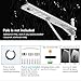 TENKOO Solar Street Lights Outdoor 26400mAH Lithium Battery Ultra Bright, Auto On/Off by PIR Motion/Light Sensor, LED Security Street Lights Dusk to Dawn for Outdoor Area Lighting
