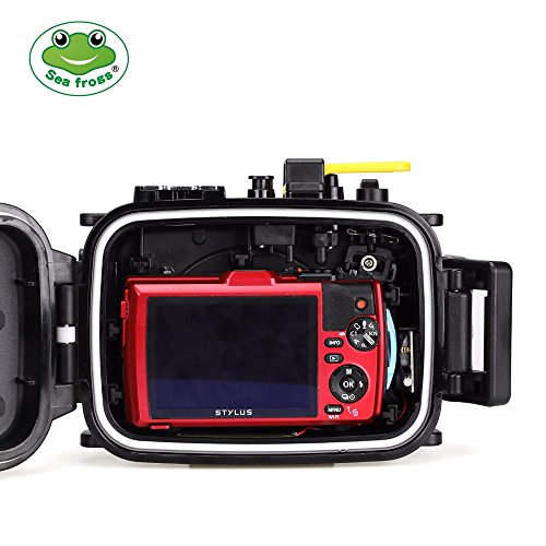 Seafrog WPC-TG4 Waterproof housing case Underwater Diving 195FT/60M Works for Olympus TG-3/TG-4 Cameras (WPC-TG3/TG4)