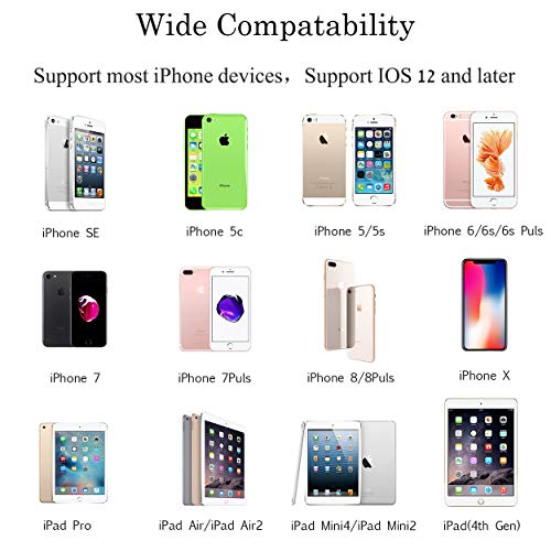 image for Hamdol Headphones Adapter for iPhone X/XS/XS MAX/XR/8/8 Plus/7/7 Plus/