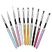 Jocestyle 10 Pcs Nail Art Design Dotting Painting Drawing Pen Polish Brush Set UV Gel Nail Beauty Tool Kit