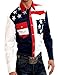 Roper Men's Pieced Stars and Stripes Patriotic