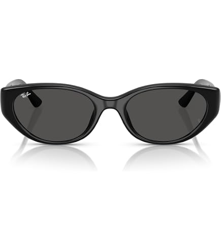 Amazon.com: Ray-Ban RB4441D Sunglasses, Black/Dark Green, 53 mm