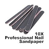 ACE 10PCS Sanding Nail File Nail Art Buffer Salon Glitter Tools Sandpaper