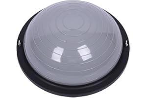 YOUNGFLY Balance Trainer Yoga Exercise Half Ball with Resistance Bands and Foot Pump for Pilates Fitness Home Gym Workout Tra