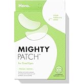 HERO COSMETICS Mighty Patch™ for Tired Eyes Patches - Soothing Hydrogel Patches - Awakens and Visibly De-puffs Undereyes with Multiple Applications (6 Count)