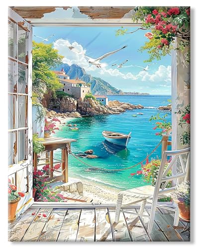 1000 Piece Adult Landscape Jigsaw Puzzle, Impossible Classic Jigsaw Puzzles, Skill Game for the Whole Family, Colorful Puzzle Laying Game Home Decoration 70 x 50 cm