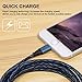 iPhone Cable, EverDigi 3Pack 6FT Lightning to USB Cable, Premium Nylon Braided Charging Cable Cord Compatible with iPhone 7/ 7 Plus/6/6s/6 plus/6s plus, iPhone 5/5s/5c,iPad, iPod & More (Blue)