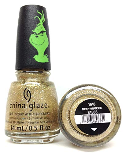 China Glaze Nail Lacquer -The Grinch Collection Ready to Wear - Pick Color (1646 - Merry Whatever)