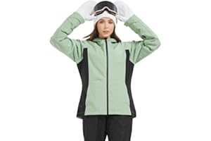 SNOWVERB Womens Mens Warm Skiing Jacket Snowboard Coat Insulated Waterproof Snowboarding Mountain Snow Ski Jackets with Hood