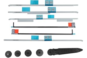 Willhom Replacement for iMac 21.5" A1418 LCD Display Adhesive Strips Tape + Opening Wheel Handle LCD Screen Removal Tools Kit (076-1437 076-1416, 076-1422) (Late 2012-Retina 4K Late 2015)