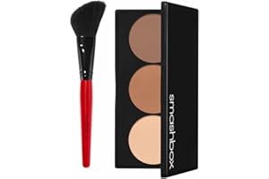 Smashbox Step-By-Step Contour Palette | Sculpt + Glow All-In-One Contour Kit with Blendable + Buildable Formulas