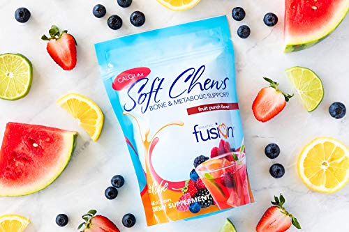 image for Bariatric Fusion 500mg Calcium Citrate & Energy Soft Chew Fruit Punch 
