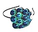 Peacock Feather Headband,Fascigirl Boho Peacock Feather Hair Clip Bridal Headpiece Women Peacock Headwear Exaggerated Hair Accessories for Halloween Party