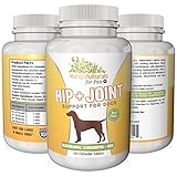 hip and joint support for large and small dogs, 120 double strength chewable tablets, beef flavor glucosamine, chondroitin and msm made in the usa