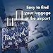 GLN Rugs Luggage Protector Suitcase Cover, Stretch Suitcase Cover, Washable Luggage Covers for Suitcase for Women and Men, Travel Accessories (M(22