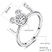 Women's Mickey Shape Rings Sterling Silver Plated Cubic Zirconia Mouse Ring For Women Girl Party Jewelry (7)