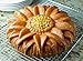Allforhome 9 inches Round Sunflower Silicone Birthday Cake Baking Pans Handmade Bread Loaf Pizza Toast Tray Silicone Cake Baking Molds Cake DIY Moulds Molds Non-stick Silicone Bakeware
