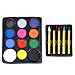 JOYIN Halloween Makeup Ultimate Family Party Pack (36 PCS) Including Fake Blood Gel Costume Makeup