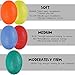 SourceTon Fidgets Stress Relief Ball, Egg-Shape Hand, Finger Grip Strengthening Therapy Stress Balls, Great Physical Rehabilitation & Grip Strengthener, Pack of 5 Squeeze Balls