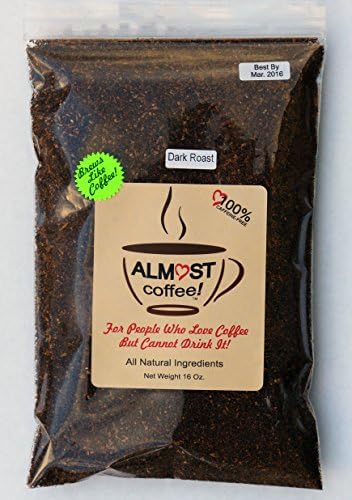 ALMOSTcoffee, DARK ROAST, coffee substitute 16 Oz.