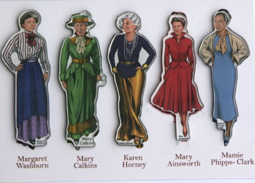 Set of 5 Women Psychologist Magnets