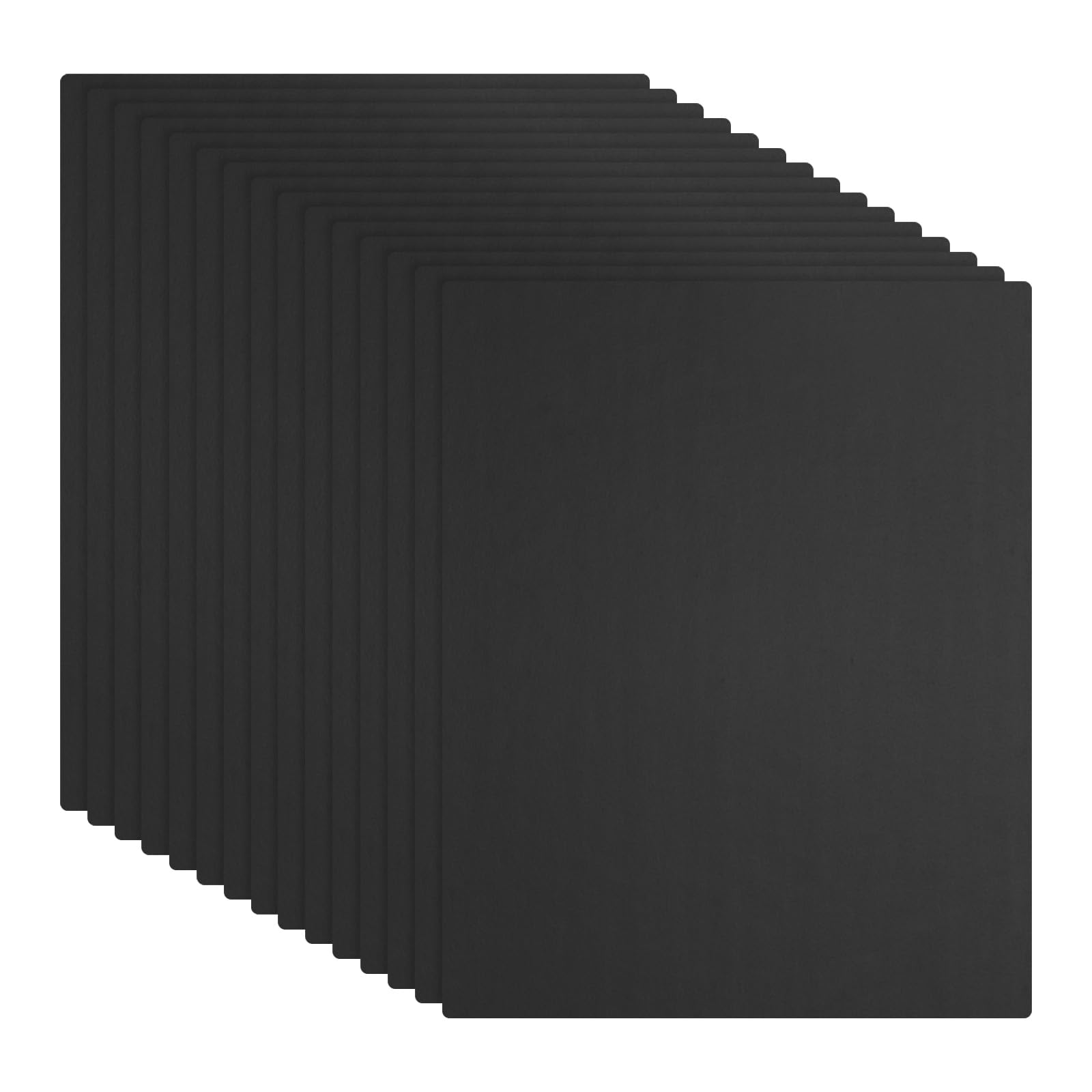 Rebower 15 PCS Black Foam Board 203 x 254 mm, Foam Boards 5mm Thick Foam Poster Board, [for Presentation Projects, Art Crafts, Poster Making]