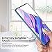 OMOTON 9H Hardness HD Tempered Glass Screen Protector for Huawei Honor 9X/9X Pro/Huawei P Smart Z, 6.59 Inch, 3 Pack