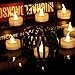 Micandle 12Pcs Remote Candles,Battery Led Flameless Tea Candles with Remote Control,Warm White Flickering Remote Tea Lights for Wedding Party Halloween Home Decor