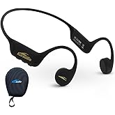 H2O Audio TRI 2 PRO Multi-Sport Waterproof Bone Conduction Open Ear Headphones, Bluetooth 5.3 for Running and Cycling, MP3 Mode for Swimming, IPX8, 8GB Memory, Playlist+ App Included for Streaming