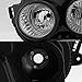 AKKON - For 2012-16 Chevy Sonic Driver Side Only Halogen Headlight Assembly Black Housing Clear Lens