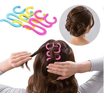 Amazon Com 2pc Random Color Wonder French Magic Hair Clip Braider