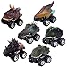 Pull Back Dinosaur Cars Set of 6, Dino Cars Toys with Big Tire Wheel for 3-14 Year Old Boys Girls Creative Gifts for Kids.