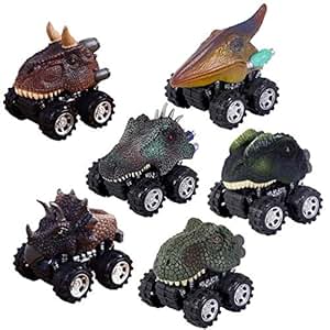 Pull Back Dinosaur Car Toys 4 Pcs Tire hacia Atrás de los Juguetes de Dinosaurios Regalos Creativos para Niños de 3-12 Años Niñas Pawaca Coches Dinosaurios camaraturismoregioncoquimbo.cl