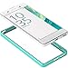 Sony Xperia XA Case, CoverON® [ClearGuard Series] Hard Clear Back Cover with Flexible TPU Bumpers Slim Fit Phone Cover Case for Sony Xperia XA - Teal