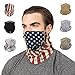 Terra Kuda Face Clothing Neck Gaiter Mask – Non Slip Light Breathable for Sun Wind Dust Bandana Balaclava (Old Glory Flag)