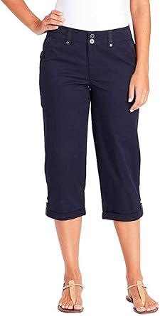 gloria vanderbilt roll cuff capri