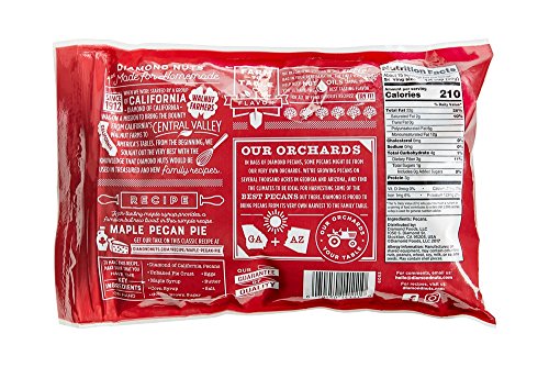 Diamond of California, Pecan Halves, Non GMO, No Added Salt, 16 Ounce