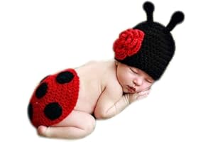 VEDORY Newborn Baby Photography Props Boy Girls Photo Shoot Props Outfits Crochet Knitted Costume Unisex Cute Infant Hat Pants