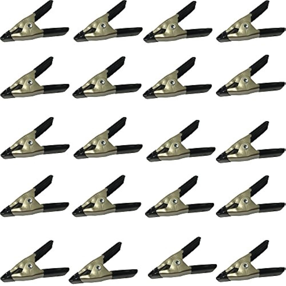 20pcs 2" Inch Long Metal Spring Clips Clamps Lot Of 20wholesale Bulk