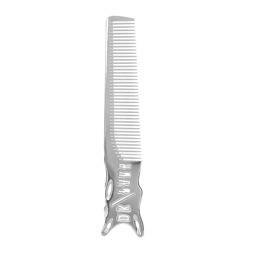 Hair comb hairdressing tool Professional antistatic haircut comb hairdressers hairdressing barber aluminum comb for salon hairdressing styling(01)