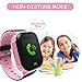 Kids GPS Tracker Watch for Boys Girls - Smart Wrist Watch with GPS Location SOS Digital Watch Camera Flashlight Games for Children Compatible with iPhone/Android Kids Smartwatch