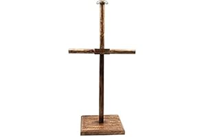 ARMOR HOUSE Roman Historical Items Medieval Armor Breastplate & Helmet Wooden Display Stand Natural Color