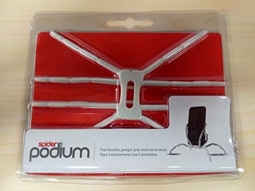 WIIEEW-Universal Multi-Function Portable Spider Flexible Grip Holder for Smartphones and Tablets (White)