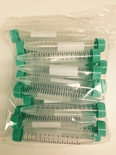 EarthOx Sterile Centrifuge Tubes with Flat Caps 15ml (RCF 12000xg)(DNase/RNase free) (25 Tubes)