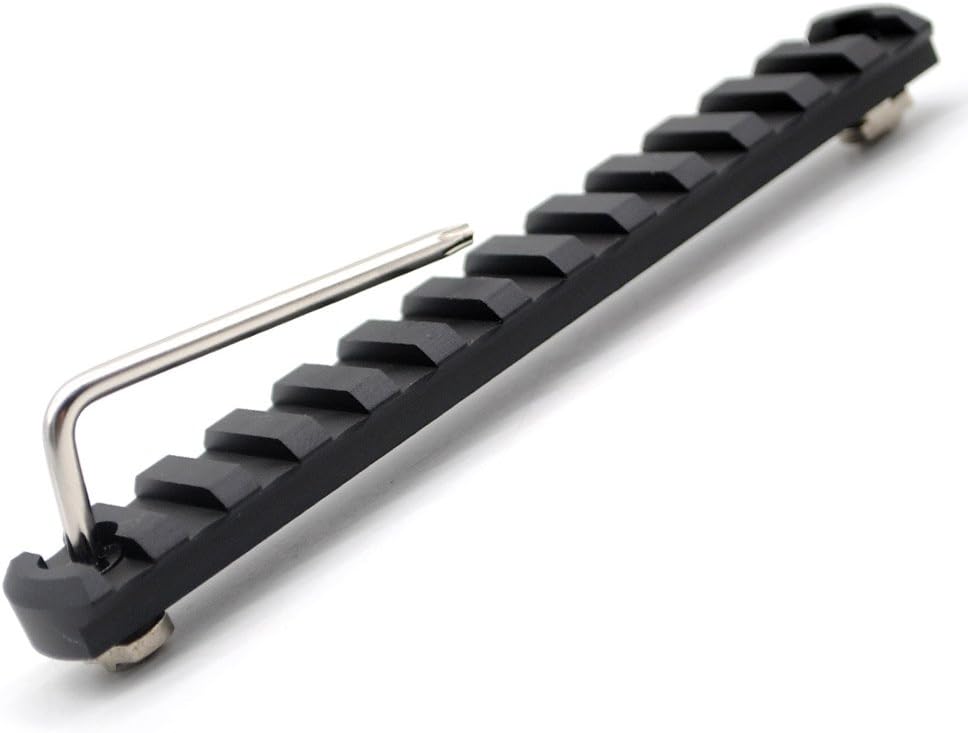 13 Slot Picatinny Rail Section for Mlk Handguard Mount System, Black, 13 slots - Image 5