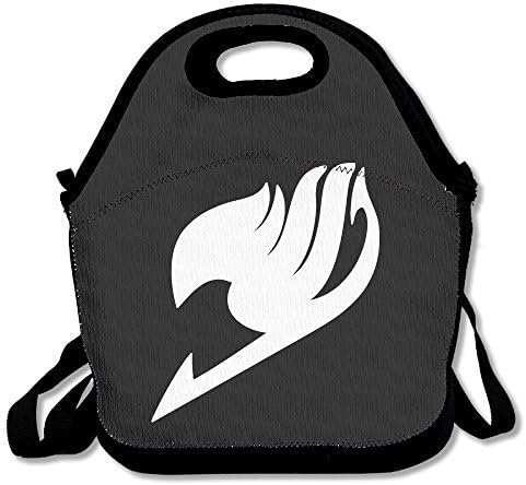 ScutLunb Lunch Bag Fairy Tail Lunch Tote Lunch Box For Women Men Kids With Adjustable Strap