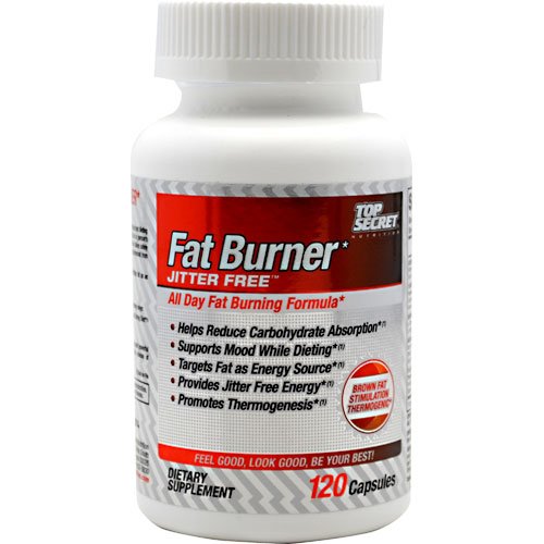 Top Secret Nutrition Jitter Free Fat Burner, 120 caps
