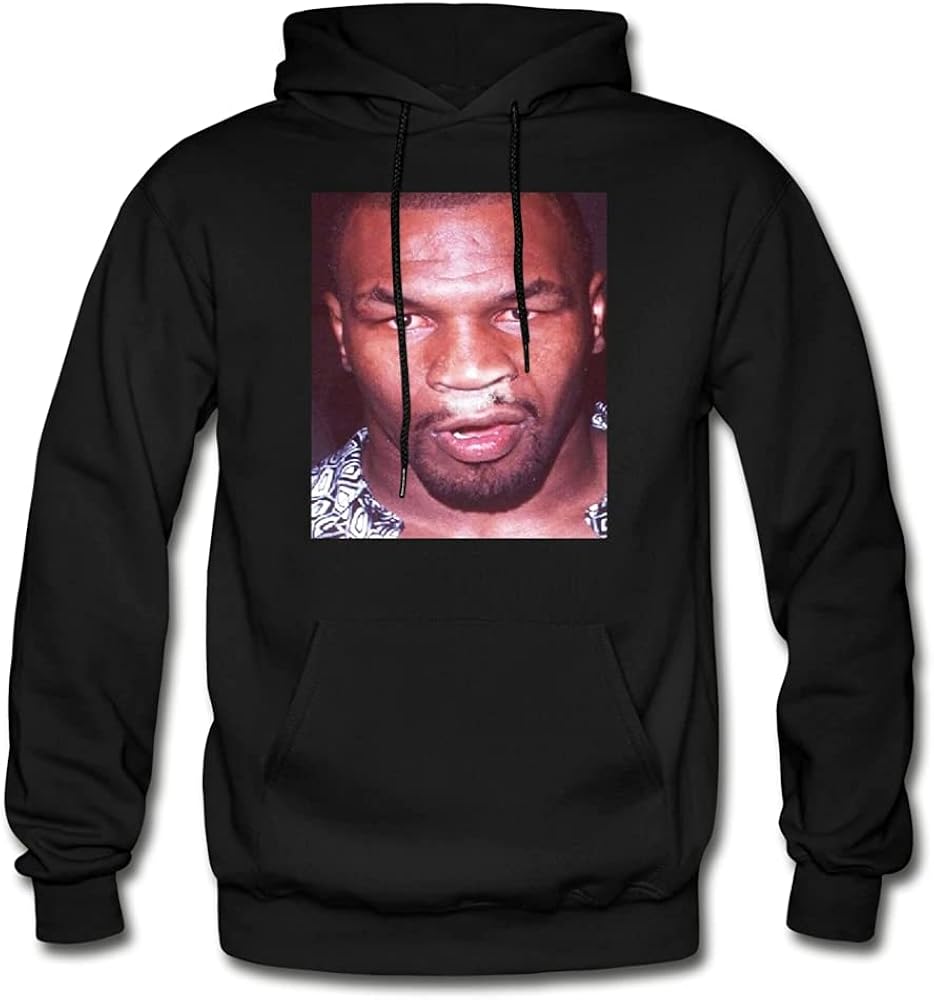 Coked Up Mike Tyson Vintage Photo Hoodie Many Colors Sizes Teenager Hoodies Pullover Black XL 