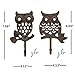 Bestplus Cast Iron Owl Vintage Wall Hook, TA001B, Fat